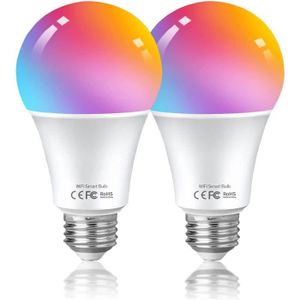 AMPOULE INTELLIGENTE Ampoule Intelligente Wifi Led Smart Bulb E27, RGB 