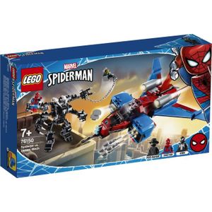 ASSEMBLAGE CONSTRUCTION LEGO® Super Heroes 76150 - Le Spider-jet contre le
