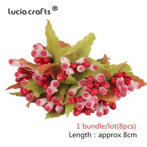 FLEUR ARTIFICIELLE Style 11 rouge - Bouquet de fleurs artificielles r