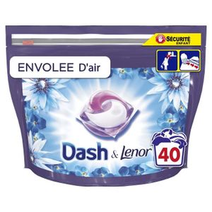 LESSIVE DASH Pods Lessive en capsules Allin1 - 40 lavages