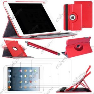 HOUSSE TABLETTE TACTILE ebestStar® Etui Apple iPad mini 3 2 1, Rouge +Styl