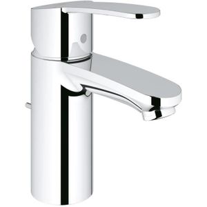 ROBINETTERIE SDB GROHE Mitigeur lavabo Eurostyle Cosmopolitan 3355220E - Bec fixe - Limiteur de température ajustable -Economie d'eau-Chrome-Taille