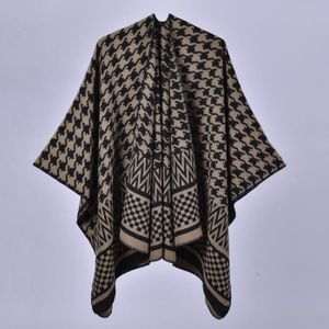 Poncho Cape Femme Hiver - Laine Polaire Douce, Coupe Ample, Poches - Pour Intérieur, Voyage, Noël - Style élégant Et Chaud