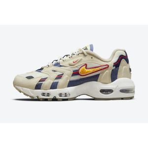 BASKET Baskets Max 96 II Femme Homme NIKE - Beach University Gold Blue Void Beige - Synthétique - Lacets