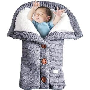 Nid d'ange pour bébé Minky 90 x 90 cm arc-en-ciel/gris siège auto Avec capuche Universel Minky Couverture douillette pour bébé poussette et lit bébé Pour nacelle 