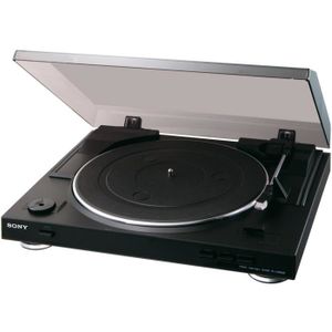 Tourne Disque 3 Vitesses Avec Enceintes Interne Bluetooth int/égr/é Prise USB pour MP3 1byone Platine Vinyle Transportable Noire
