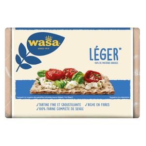 BISCOTTES LOT DE 3 - WASA - Biscottes croustillantes Léger -