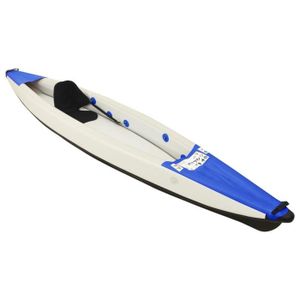 KAYAK Kayak gonflable - ZJCHAO - 1 place - Bleu - Polyes