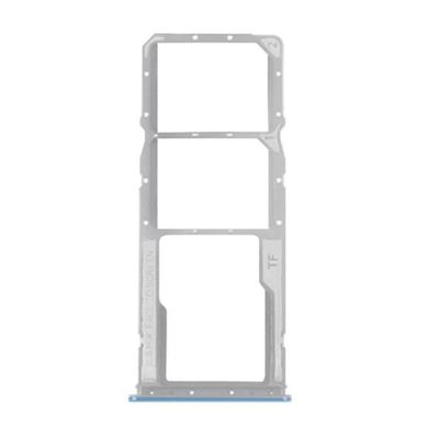 TIROIR CARTE SIM POUR XIAOMI REDMI NOTE 9S / NOTE 9 PRO - DUAL SIM BLEU - NEUF