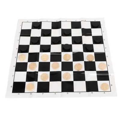 Jeu De Dames En Marbre 38 Cm – Pièces Océan Et Noir, Fait Main, Pour 2 Joueurs, Décoration élégante - 10