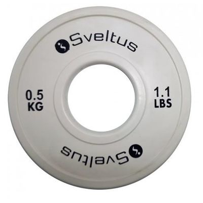 Mini Disque Olympique 1,5 Kg - Poids Halterophilie Avec Revêtement Caoutchouc