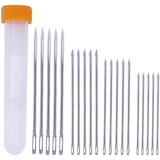 Beadalon Lot de 4 Aiguilles à chas Pliables de Taille Moyenne 6,3 cm