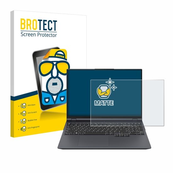 Protection D'écran Anti-reflet BROTECT Pour Lenovo Legion 5i Gen 10 15" - Film Mat, Anti-rayures Et Anti-traces De Doigts