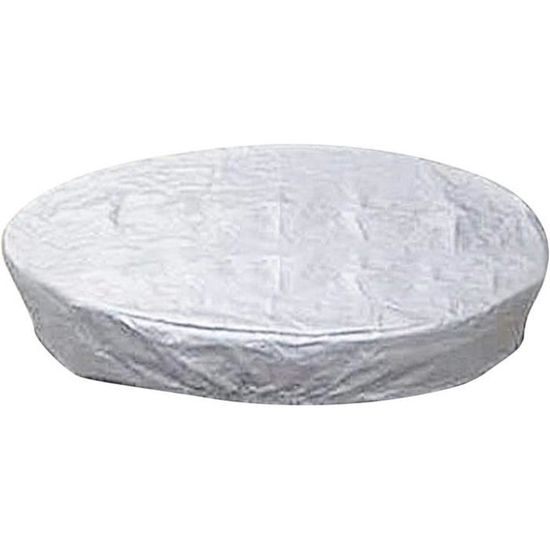 Couvercle De Spa Rond étanche - Housse Résistante Aux UV, Cordon Réglable (taille 160x90 Cm, Noir) - 6