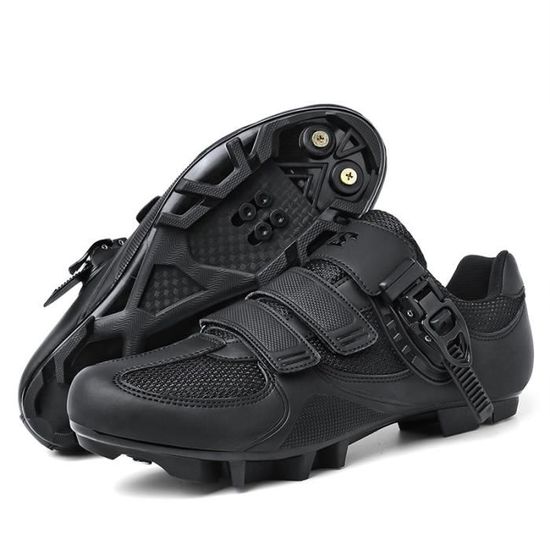 Chaussures De Vélo Route Homme - Style Sneaker Montagne - Taille 46 EU - Crampons Compatibles 3 Trous - Neuf