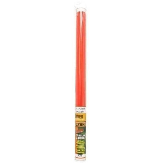 Bobine Fil Nylon Carré OZAKI - 215 M, Diamètre 1,60 Mm - Matières Vierges, Haute Résistance - Pour Débroussailleuse