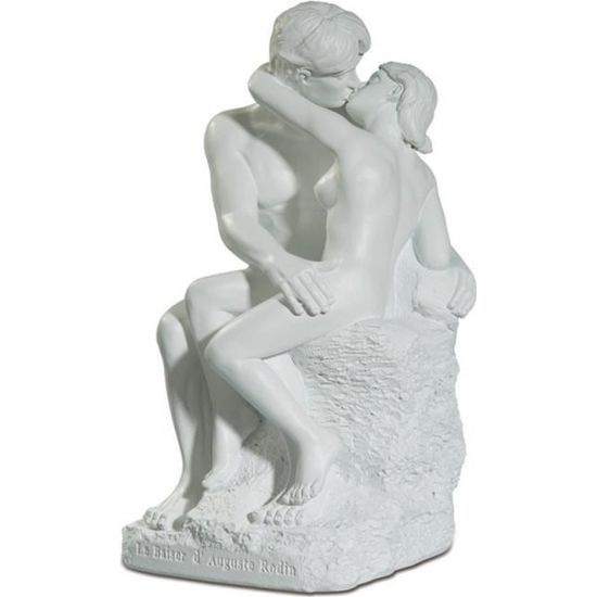 Statuette Le Baiser de Auguste Rodin 19 cm