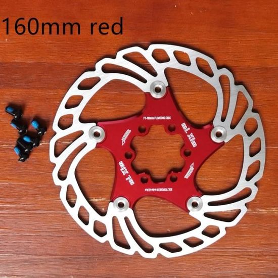Patin de frein,Disques de freins pour VTT et vélo de route, 140, 160, 180 et 203 mm, 6 boulons