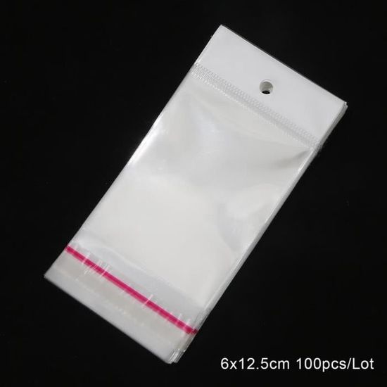 400 Sachets Plastiques Transparents OPP 10x15 Cm + 700 Liens Torsadés - Pour Emballage Bonbons, Mariage, Cadeaux - 2