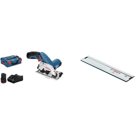 Bosch Professionnel Scie circulaire sans fil 12V GKS 12V26 & rail de