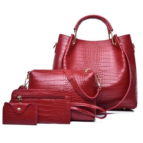 Sac À Main Fleur Rouge Satiné | Accessoires | PLT FR