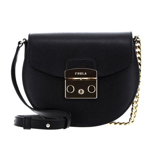 FURLA Metropolis Mini Crossbody Round Nero [150034] sac à épaule bandoulière sacoche Noir