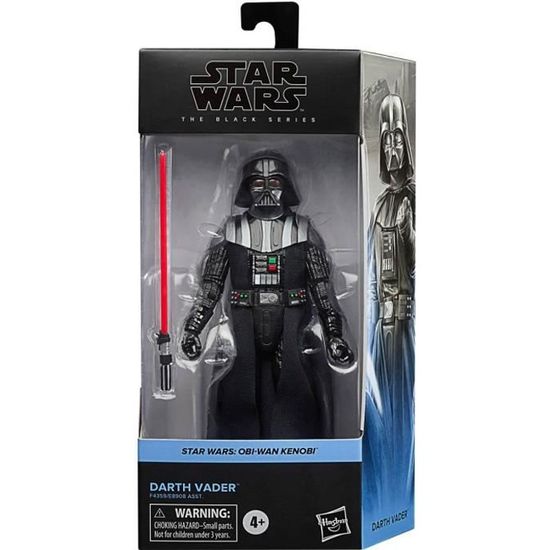 Figurine Star Wars Retro Collection – Dark Vador (The Dark Times) – 9,5 Cm – Obi-Wan Kenobi – Cadeau Enfant 4+