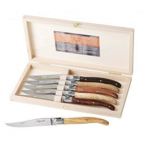 Laguiole Jean Dubost Coffret 6 Couteaux Table Achat Vente Menagere Soldes Sur Cdiscount Des Le 20 Janvier Cdiscount