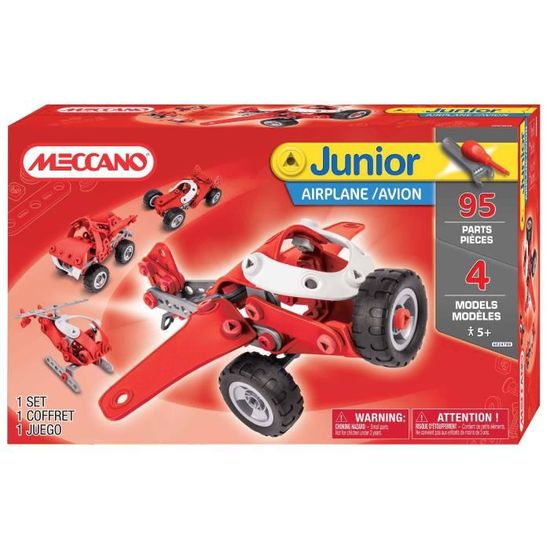MECCANO Avion 4 Mod les Junior Cdiscount Jeux Jouets