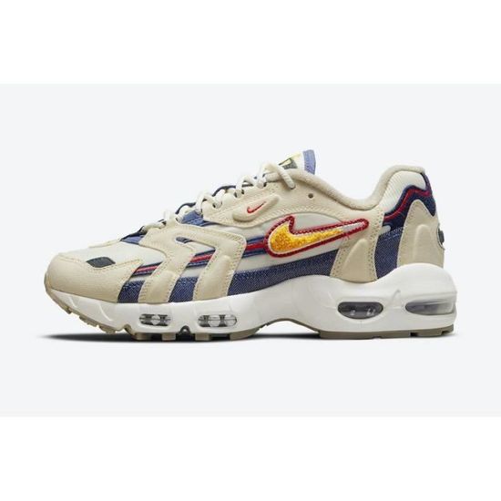 Baskets Max 96 II Femme Homme NIKE Beach University Gold Blue Void Beige Synthetique Lacets Bleu Cdiscount Chaussures