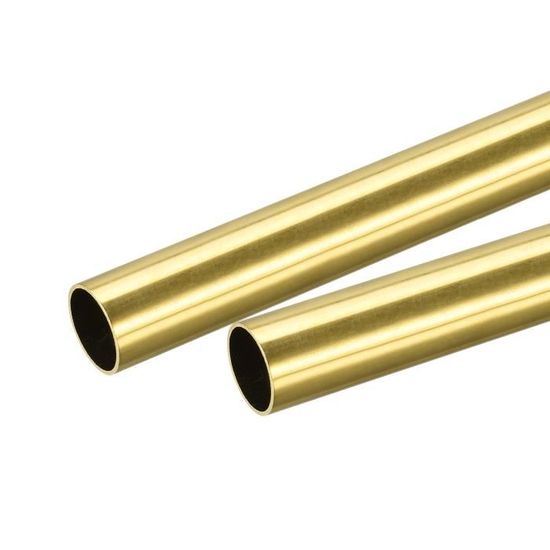 Tube Rond En Laiton 45 Mm X 500 Mm - Épaisseurs 1, 1.5, 2 Ou 3 Mm - Haute Précision Pour Bricolage Et Décoration
