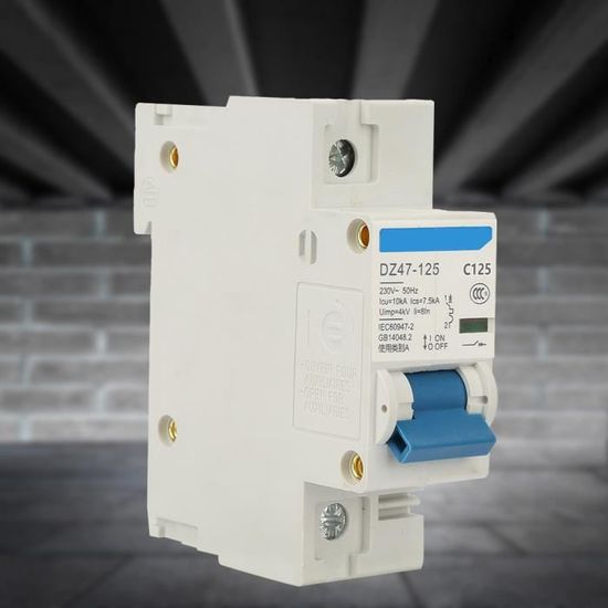 Disjoncteur Modulaire 1-4 Pôles 80-125A Type C – DZ158-125, 6kA, Pour Tableau électrique