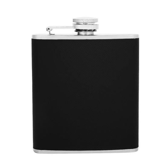 Flasque Acier Inoxydable Avec Entonnoir Portable - 56,7 G Pour Vin, Whisky Et Alcool