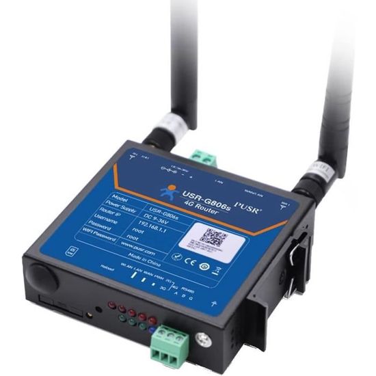 Convertisseur RS485 Vers Ethernet Serveur Série Industriel Rail DIN - Module TCP/IP MQTT JSON - Installation Facile Sur Rail