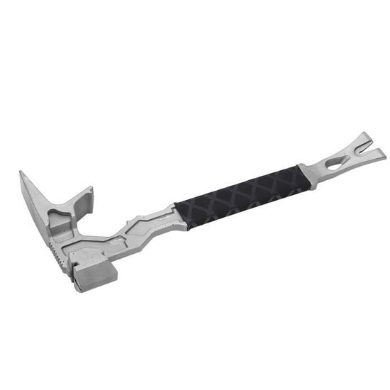 Marteau De Camping Multifonction Ultra Léger - Hache, Extracteur De Piquets, Pelle Pour Tente En Aluminium Et Acier (Rouge)