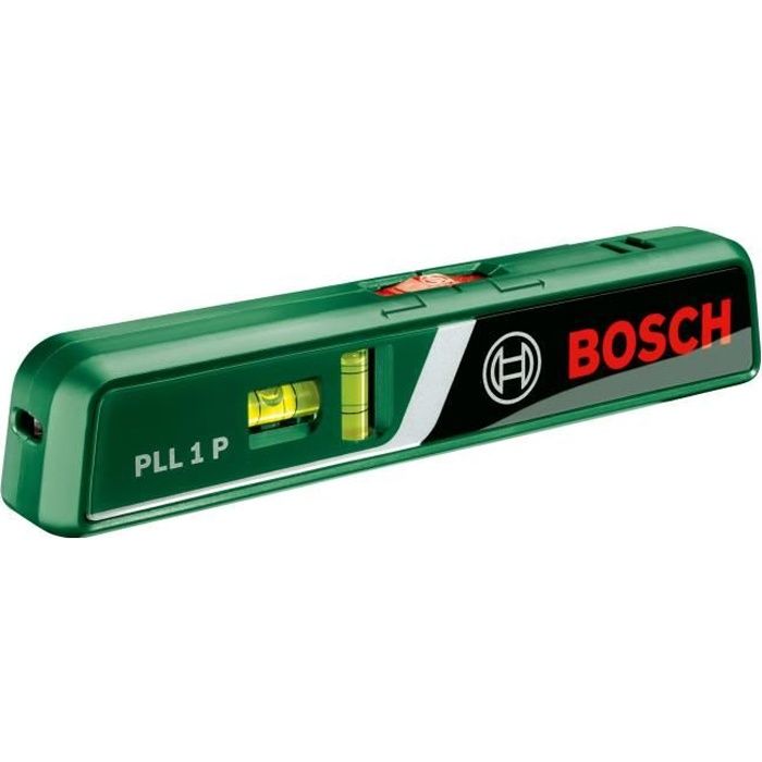 Niveau laser Bosch - PLL 1 P - Ligne laser 5m, Point laser 20m - Cdiscount  Bricolage