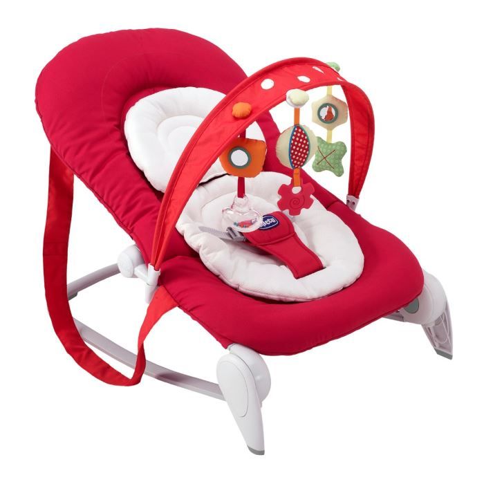 Chicco Transat Hoopla Red Wave Cdiscount Puericulture Eveil Bebe