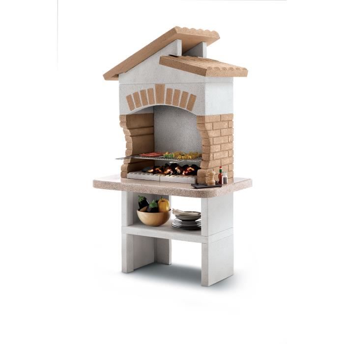Barbecue En Pierre Avec Hotte Tupai En Marmotech 110 X 71 X H 192 Cm Blanc Casse Achat Vente Barbecue Tupai Barbecue Avec Hotte Cdiscount