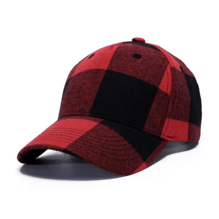 Hommes Femmes Casquette À Carreaux De Baseball Casquette Snapback Hip-Hop Réglable LZP200325141B_7275