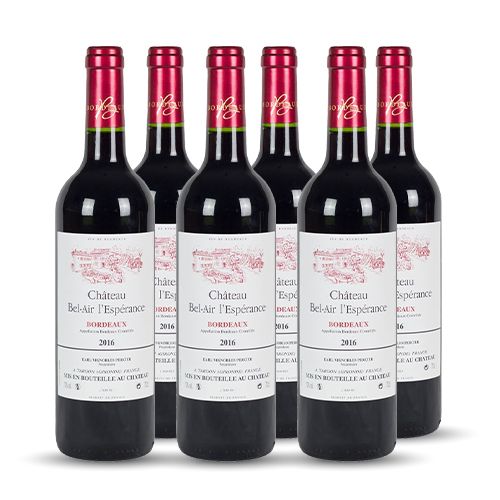 Vignobles Percier Château Bel-Air L'Espérance Bordeaux Rouge 2018 6x75cl