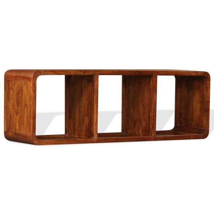 Meuble TV, Buffet Bas MEUBLE HI-FI Pour Salon Haut de gamme & CHIC - Armoire tele Table television Bois massif avec finitio ®OXGDRA®
