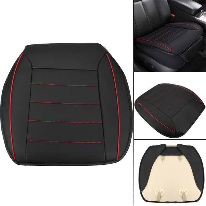 U Coussin de siège d'auto cuir pu noir 49 x52cm Da25927