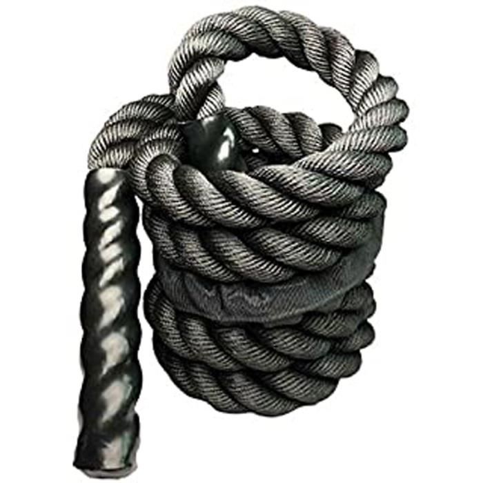 Pan Corde À Sauter Lourde Pour Le Crossfit Lestée De Bataille À Sauter Pour La Bataille Et L'Entraînement Mma Pour Améliorer La