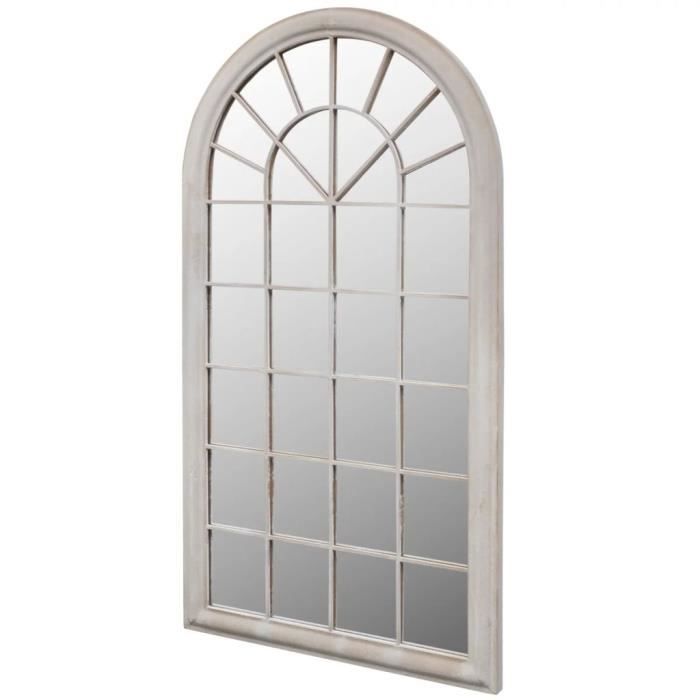 Top Miroir de jardin d'arche rustique - Style baroque Pour Salon Chambre Dressing 60x116 cm Intérieur-extérieur ☺513043