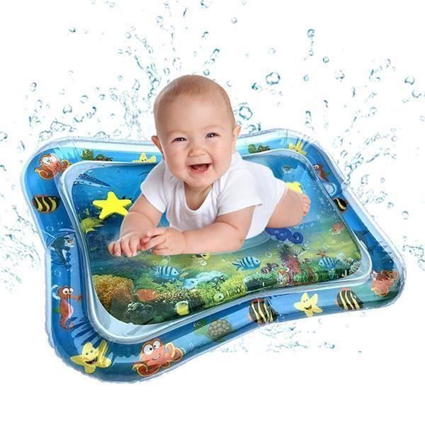 TAPIS D'EVEIL - AIRE D'EVEIL - Bébé Enfants - Tapis D'eau Gonflable - Tapis de Jeu Coussin - Jouets Éducation Précoce
