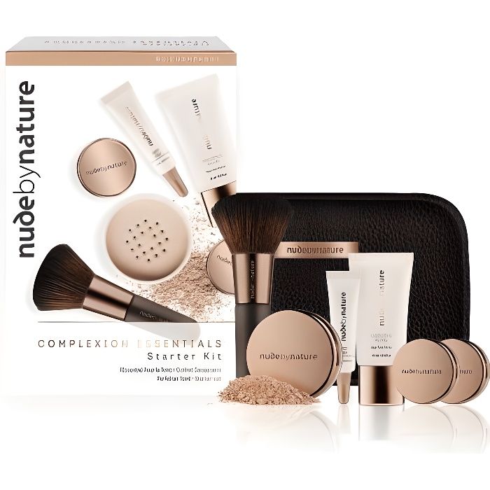 NUDE BY NATURE Coffret Découverte - l'Essentiel pour le Teint Coffret, N5 Champagne Complexion essentials