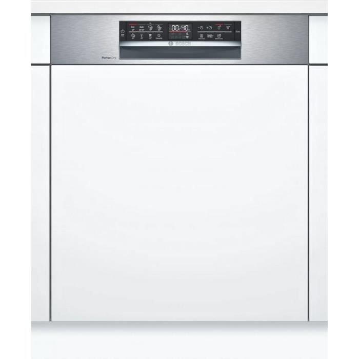 Lave-vaisselle 60cm 13 couverts 42db intégrable avec bandeau - SMI6ZDS49E - BOSCH