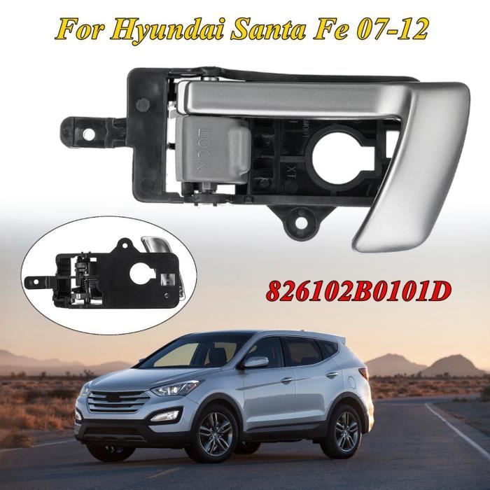 T4W 1x Poignée de Porte Intérieure Pour Hyundai Santa Fe 07-12 #826202B0101D Gauche