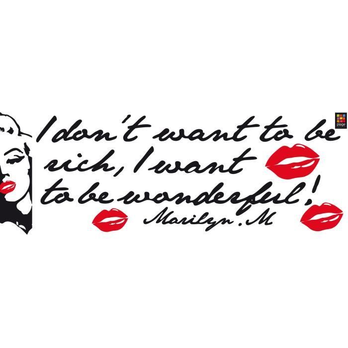 PLAGE Sticker déco - Marylin1 Planche 24x68cm