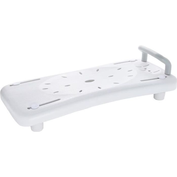 RIDDER Siège et étagère de baignoire avec poignée Blanc A0040101